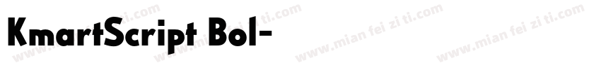KmartScript Bol字体转换